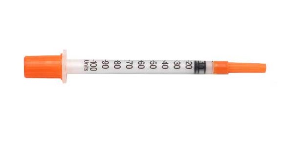 سرنگ انسولین یکپارچه گیج 30 یک میلی لیتر - ایبو کالا