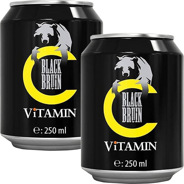 نوشابه انرژی زا ویتامین C سی بلک برن BLACK BRUIN حجم 250 میلی لیتر - ایبو کالا